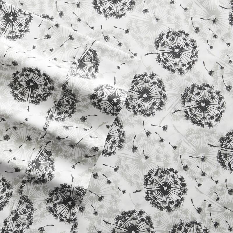 Becky Cameron Make a Wish Pattern 4 Piece Deep Pocket Bed Sheet Set