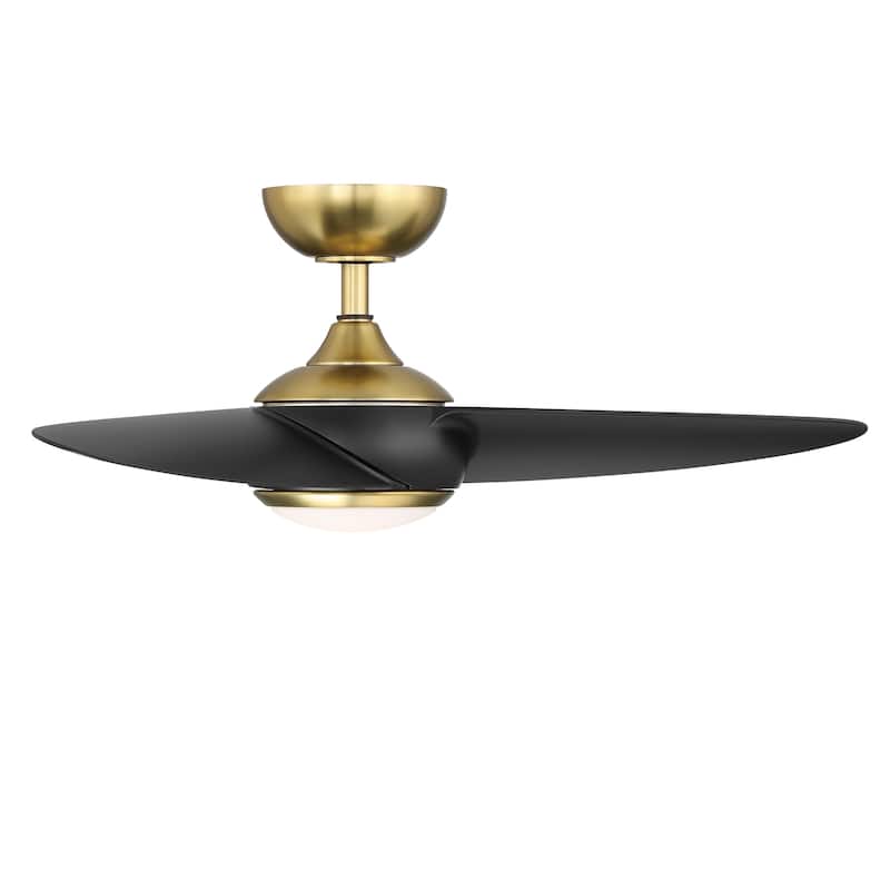 Loft Indoor Outdoor 3-Blade Smart Ceiling Fan 38in with 3000K LED and Remote Control-REMOVE FINISH - 38