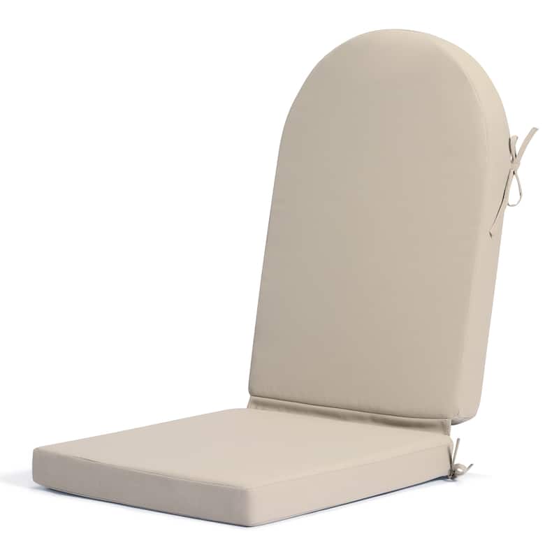Laguna All Weather Poly Outdoor Adirondack Chair Seat And Back Cushion (Cushions Only)