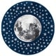 preview thumbnail 55 of 60, SAFAVIEH Carousel Kids Aine Moon Rug Navy/Grey - 4' Round