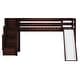 preview thumbnail 5 of 10, JACKPOT Contemporary Low Loft Twin Bed with Stairway, Slide and Tent