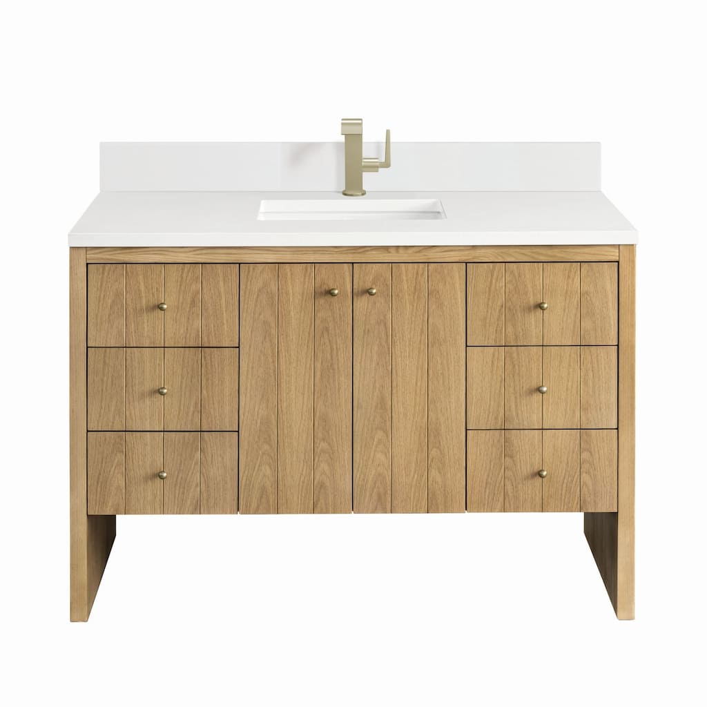James Martin Vanities 435-V48-1WZ Hudson 48" Single Basin Wood Vanity