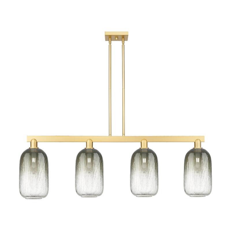 Innovations Lighting Urban Downtown - Brookhaven Cloche - 4 Light 48" Stem Hung Island Light