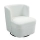 preview thumbnail 32 of 42, Upholstered Swivel Barrel Accent Chair