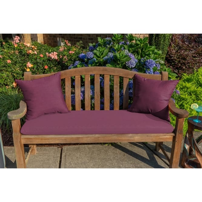 Sunbrella® Solid Fabric 1-Piece Indoor/Outdoor Square Throw Pillow, 18"W x 18"L, Cast Slate