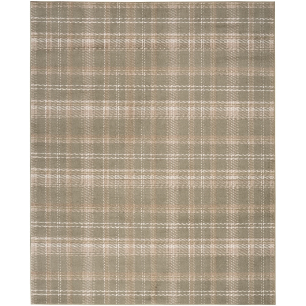 Nourison Grafix Plaid Farmhouse Area Rug