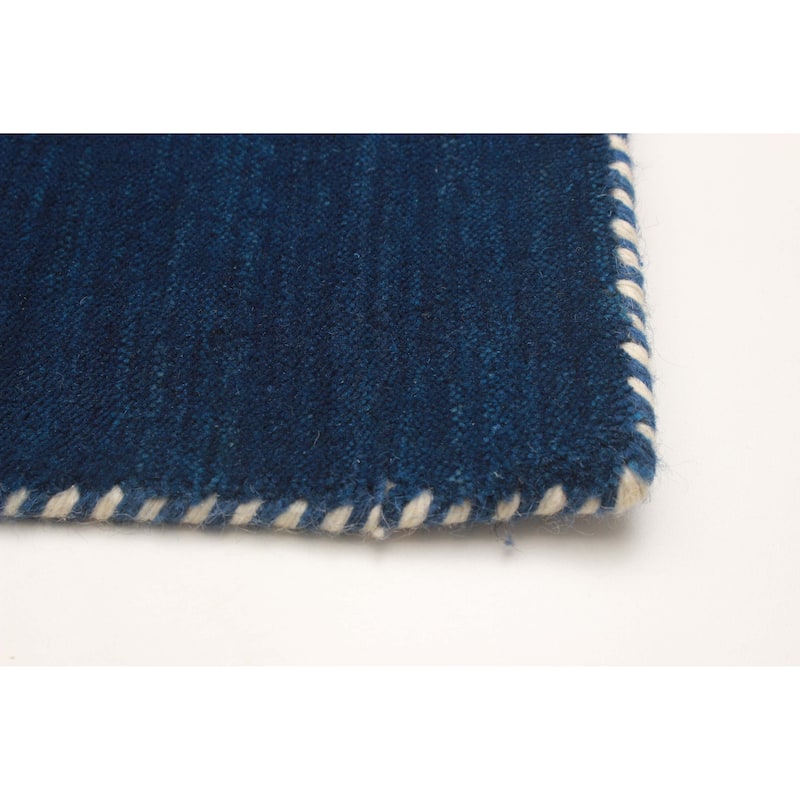 Kashkuli Gabbeh Blue Rug 4'7" x 6'4" - 4'7 x 6'4