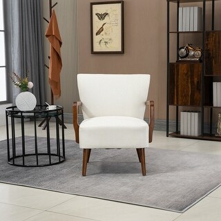 Wood Frame Accent Chair - Bed Bath & Beyond - 38402378