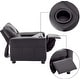 preview thumbnail 5 of 42, Mcombo Kids Recliner Chair Armrest Sofa for Toddlers Faux Leather