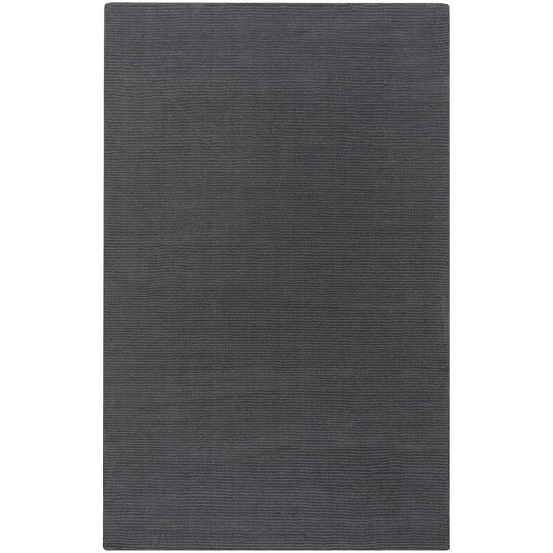 Livabliss Mystique Casual Solid Area Rug - Charcoal - 5' x 8'