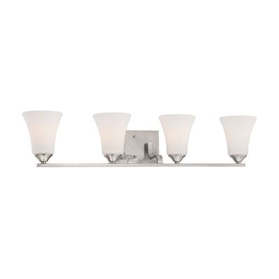 Treme 4-Light Wall Lamp in Brushed Nickel