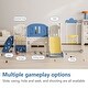 preview thumbnail 11 of 16, 11 in 1 Toddler Slide for Age 1-4 with Basketball Hoop, aisle, swing - 116.54" x 64.96" x 44.09"