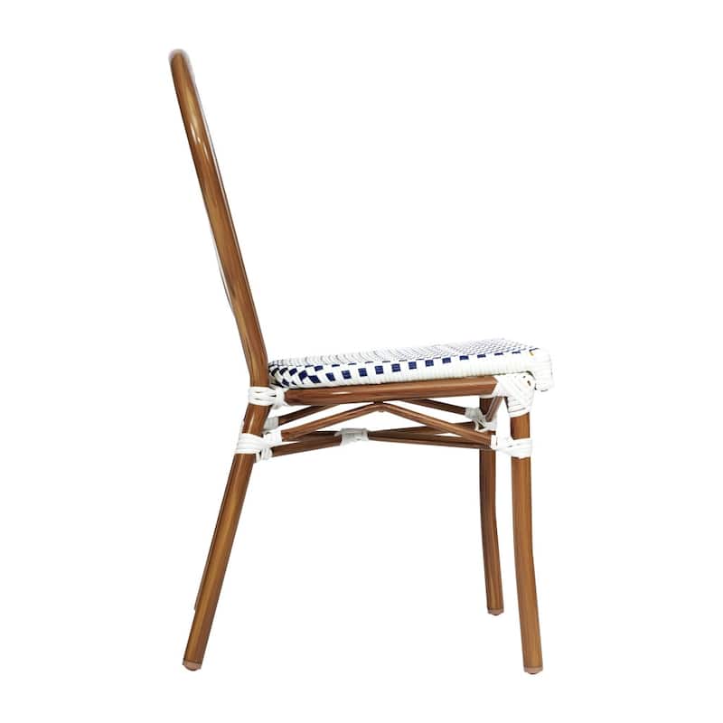 Stacking Bistro Chairs with Metal Frames