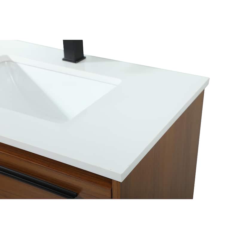Brush 24 - 30 Inch Single Bathroom Vanity
