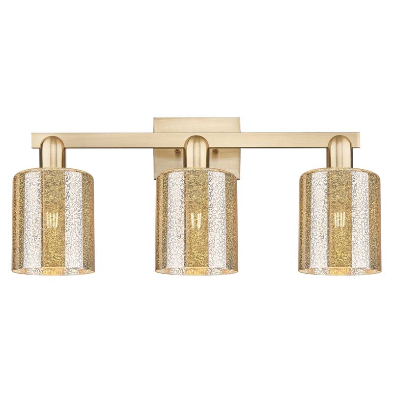 Innovations Lighting Endless Possibilities Arcadia - Cobbleskill - 3 Light 24" Bath Vanity Light - Mercury/Champagne Bronze
