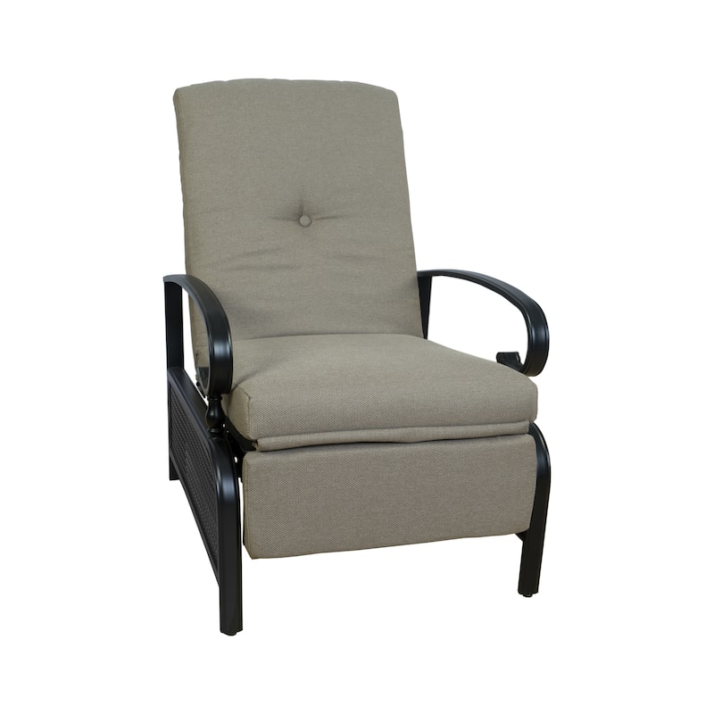 Kozyard Adjustable Patio Reclining Lounge Chair - Beige