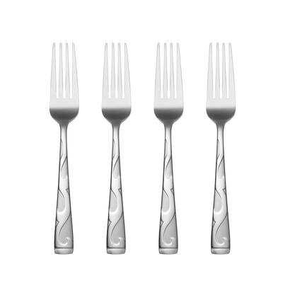 Oneida Tuscany Everyday Flatware Dinner Forks, Set of 4