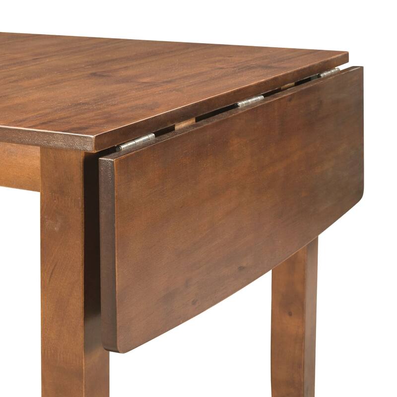 Wood Drop Leaf Breakfast Nook Dining Set (Set of 3)