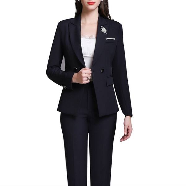 Shop Women S 2 Piece Slim Fit Suits Set For Business Office Lady