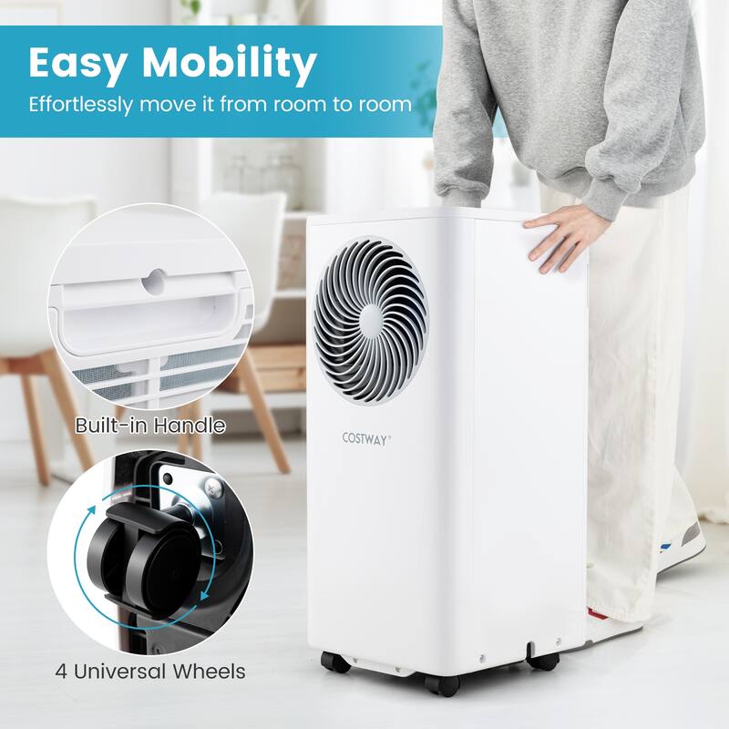 Costway 10000 BTU Portable Air Conditioner 3-in-1 Floor AC Unit with - See Details