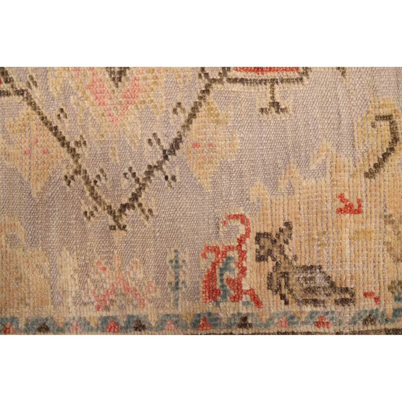 ECARPETGALLERY Hand-knotted Jules Serapi Grey Wool Rug - 9'3 x 12'7