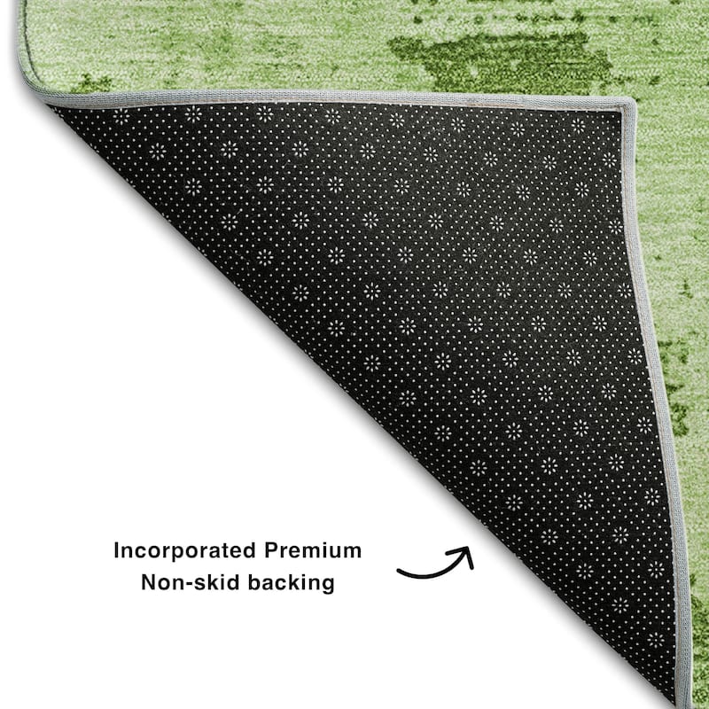 Premium Washable Super Soft Casual Abstract Mayfield Rug