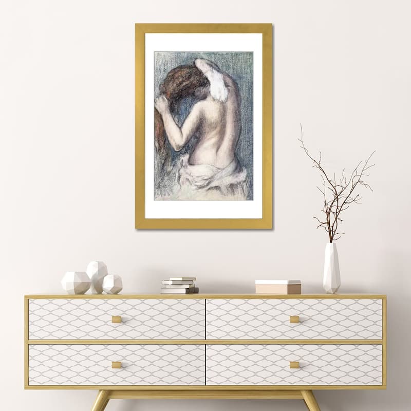 iCanvas "Woman Drying Herself, c.1906 " by Edgar Degas