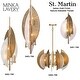 preview thumbnail 7 of 6, Minka Lavery 3462 Saint Martin 4 Light 14" Wide Pendant with Alabaster