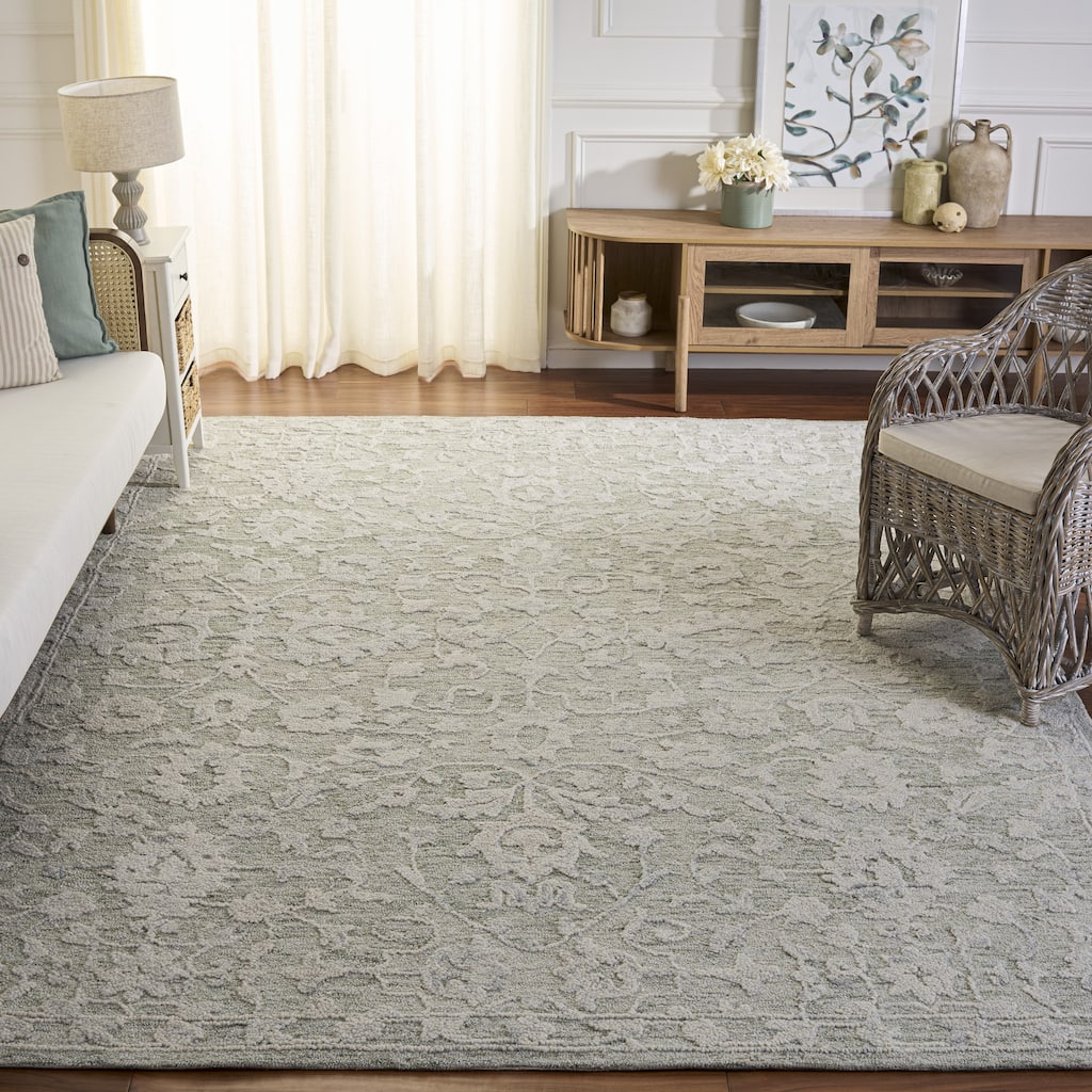 SAFAVIEH Handmade Marquee Maliqe Modern Wool Rug
