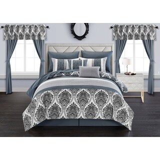 Chic Home Katniss 20 Piece Medallion Bed in a Bag Comforter Set