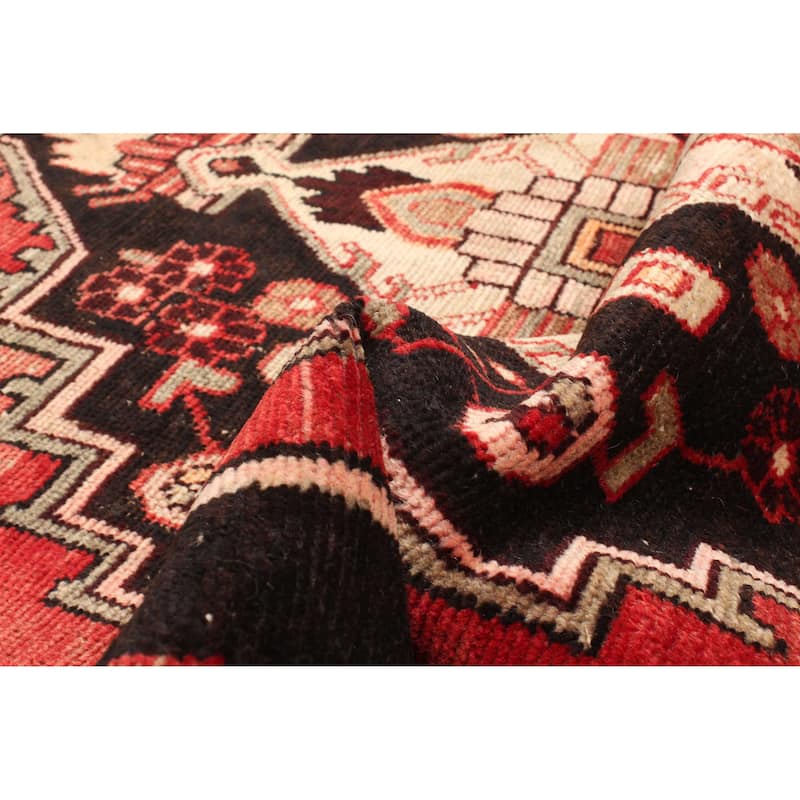 ECARPETGALLERY Hand-knotted Andelz Red Wool Rug - 4'4 x 6'8