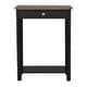 preview thumbnail 17 of 20, Marnie Two-tone 1-drawer Solid Wood Console Accent Table with Shelf by East at Main