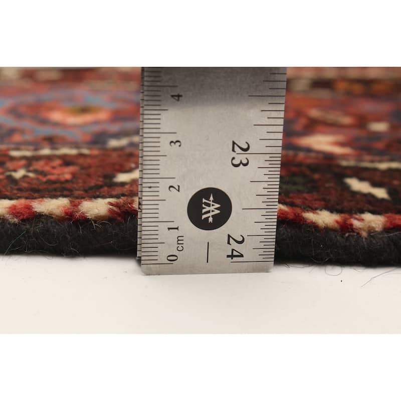 ECARPETGALLERY Hand-knotted Andelz Red Wool Rug - 3'8 x 9'10