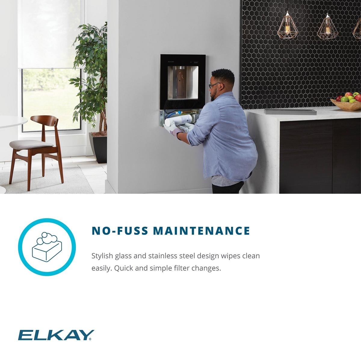 Elkay ezH2O Liv Built in Filtered Refrigerated Water Dispenser
