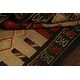 preview thumbnail 13 of 14, Geometric Kilim Shiraz Persian Tribal Area Rug Hand-woven Wool Carpet - 2'0" x 2'10"