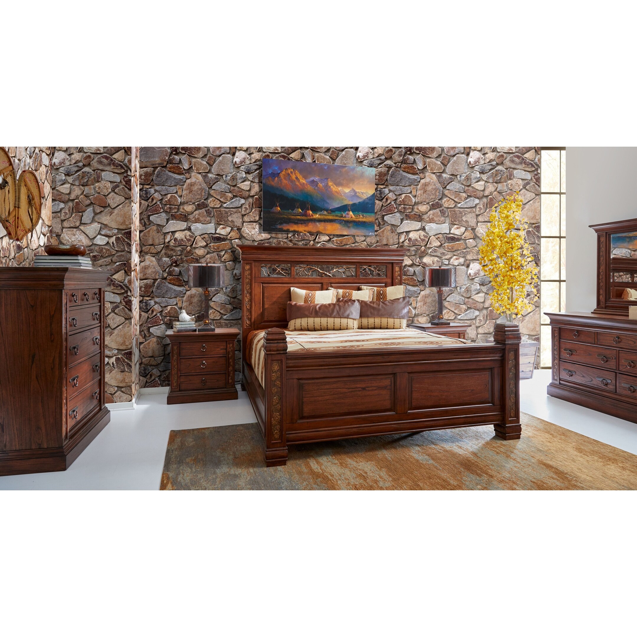 Aspen Americana 68-inch Mahogany 7-Drawer Dresser - Overstock - 32690730