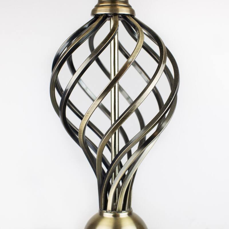 29.25" Antique Soft Brass Table Lamp Set of 2