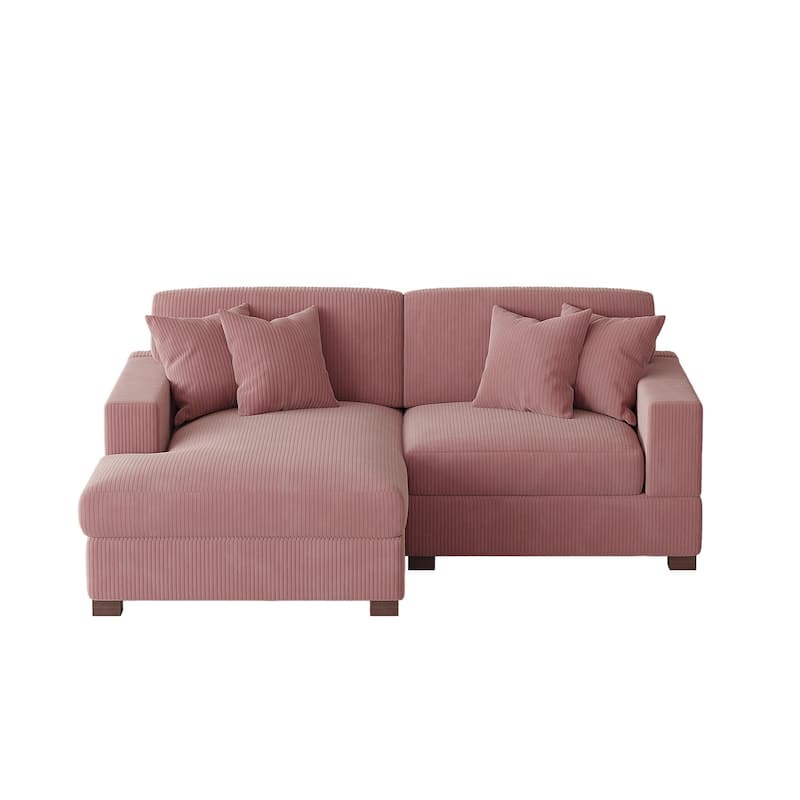 Oversized L-shaped Modular Sectional Sofa with Chaise Lounge