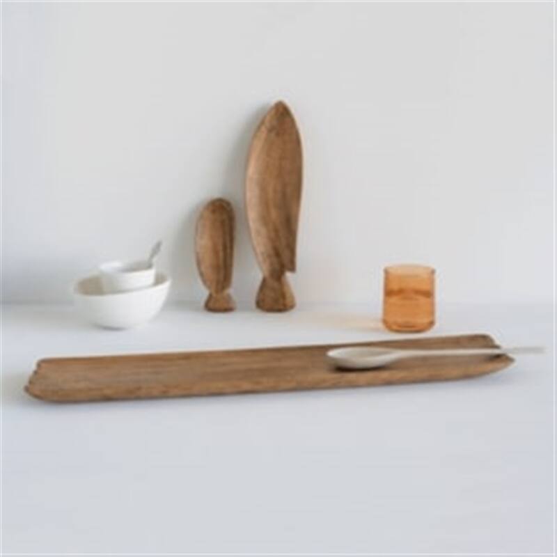 Serving Tray Long Golden Oak