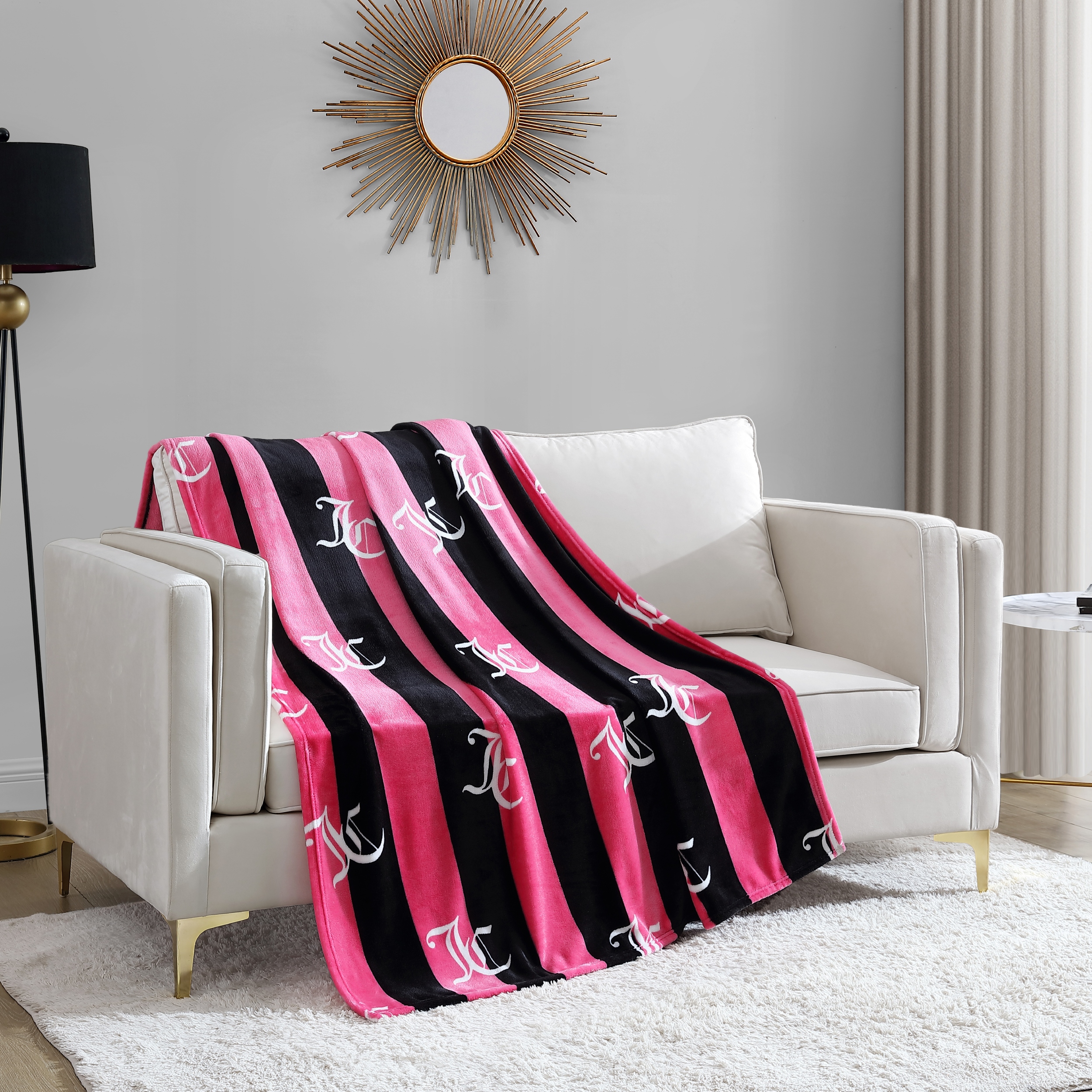 Hot pink sales throws