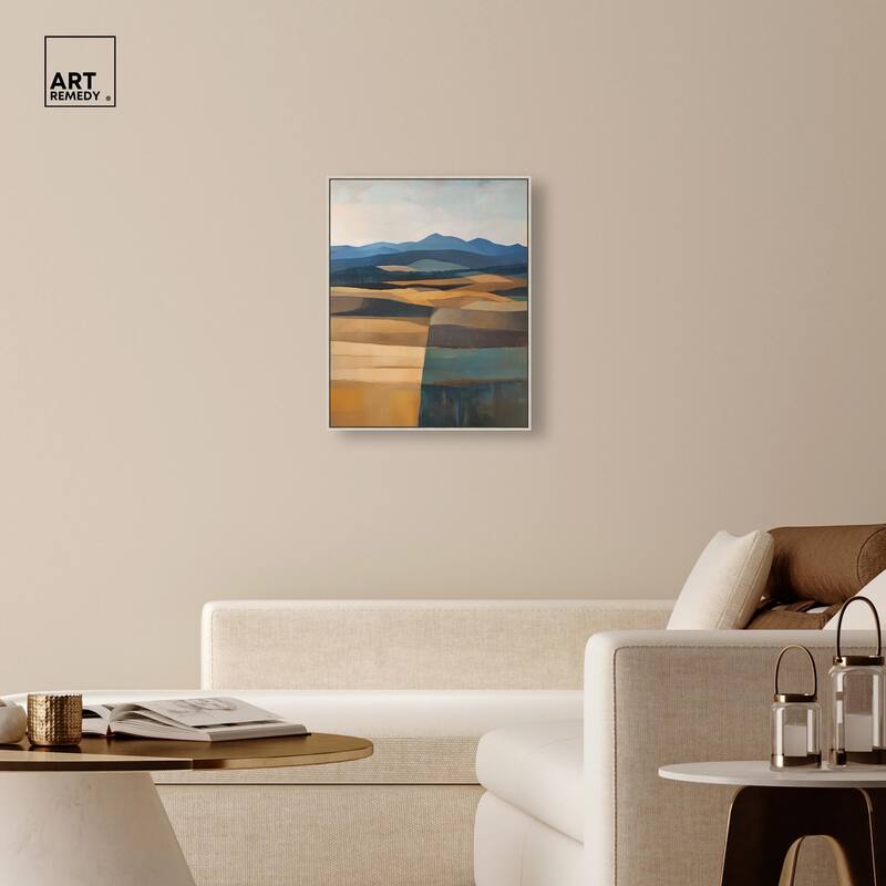 Clash of Shades Canvas by Art Remedy