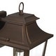 preview thumbnail 7 of 6, Hunter Spring Cove Outdoor Wall Light - Front Porch, Patio, Garage, Pergola - Traditional, Mission - Resists Corrosion!