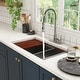 preview thumbnail 3 of 40, All-in-One Kit Undermount Single Bowl 16 Gauge Nano Brushed Stainless Steel Workstation Kitchen Sink with Faucet and Accessories