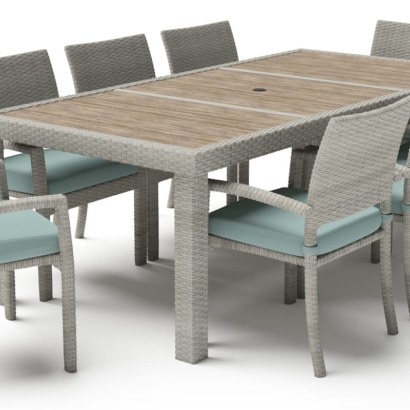 Portofino Comfort 19 Piece Sunbrella Outdoor Motion Estate Set