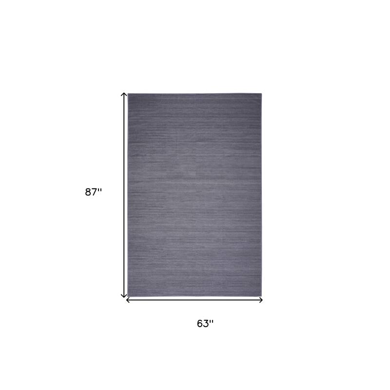Gider Power Loomed Abstract Modern Low Pile Area Rug By HomeRoots - 87' X '63' X '0.25