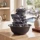 preview thumbnail 36 of 63, Costway Tabletop Water Fountain with Rolling Crystal Ball,