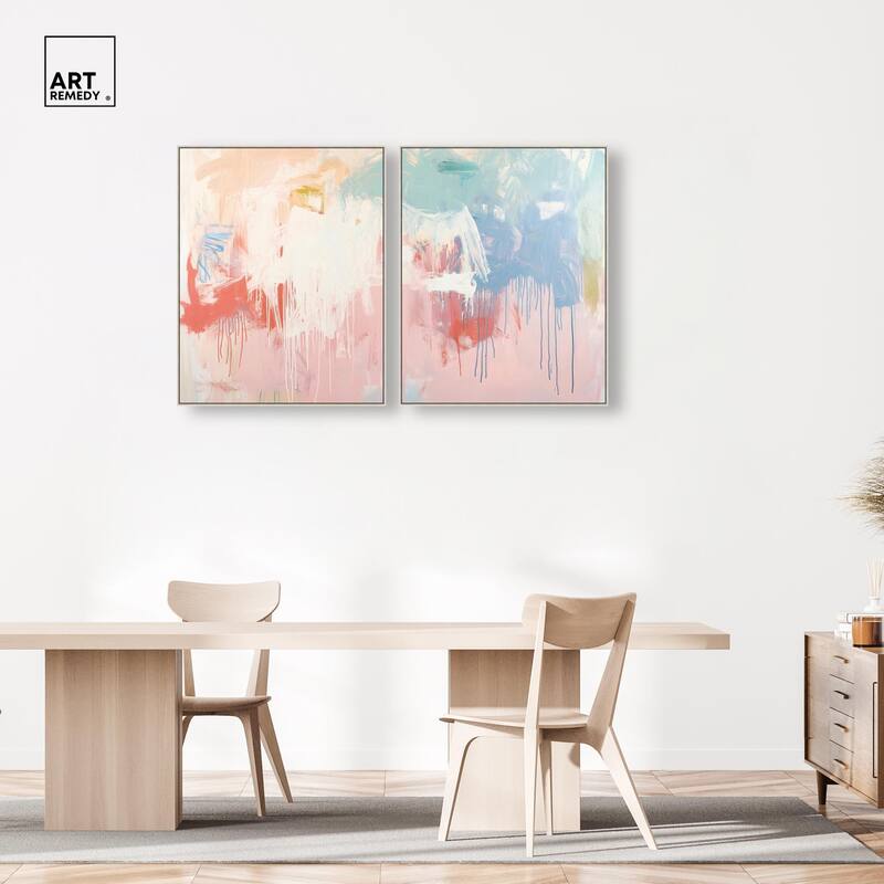 Breath of Colors Canvas Set of 2 by Art Remedy