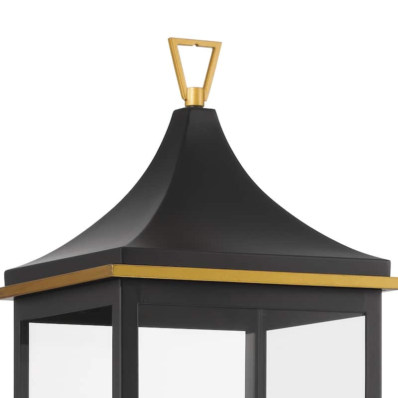 Crystorama Lighting Group SIM-809 Simpson 3 Light 28" Tall Post Light