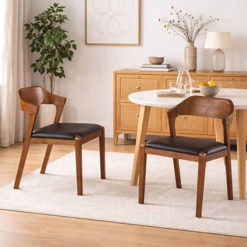 Rasmus Mid Century Wood Dining Chair