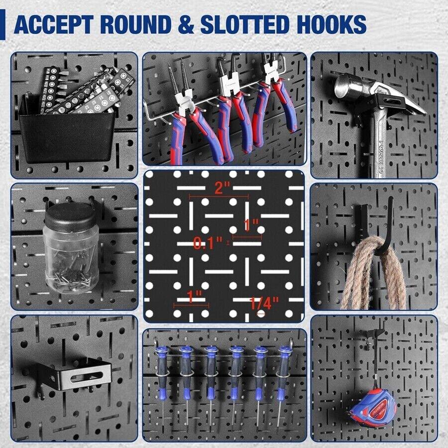 3Pack HeavyDuty Metal Pegboard Wall Organizer Bed Bath & Beyond 39587649